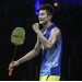 Chen Long, mistr světa 2014, 2015 ve dvouhře mužů, používá výplet N.1